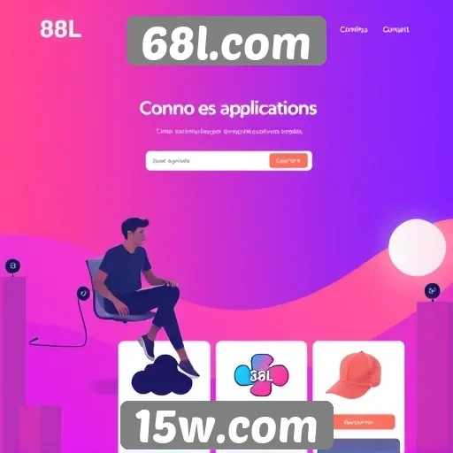 Acessibilidade e design do site 68l.com para usuários